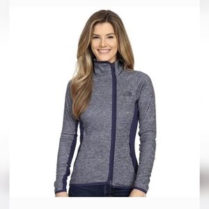 North Face Assymetrical Zip up Jacket